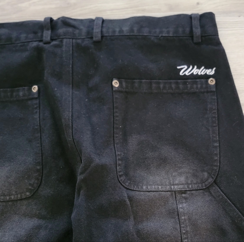 Darc Sport Wolf Head Hoffa Flare Pant in Black sz 32 - Picture 7 of 13